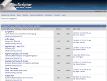 Tablet Screenshot of macscripter.net